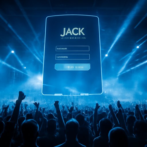 jack লগইন ফর্ম ভরা ফোন স্ক্রিন